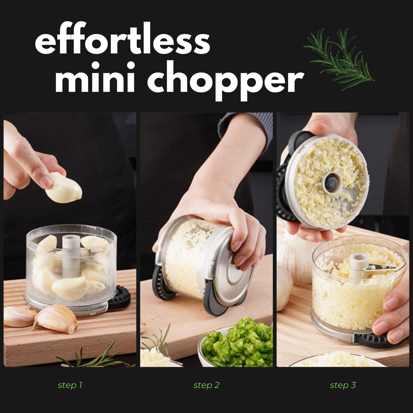 4 Blades Mini Food Chopper