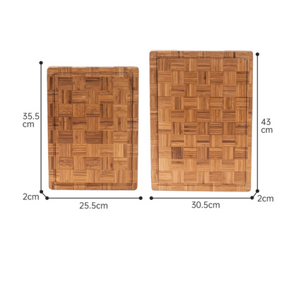 Bamboo Edge-Grain Chopping Board S'